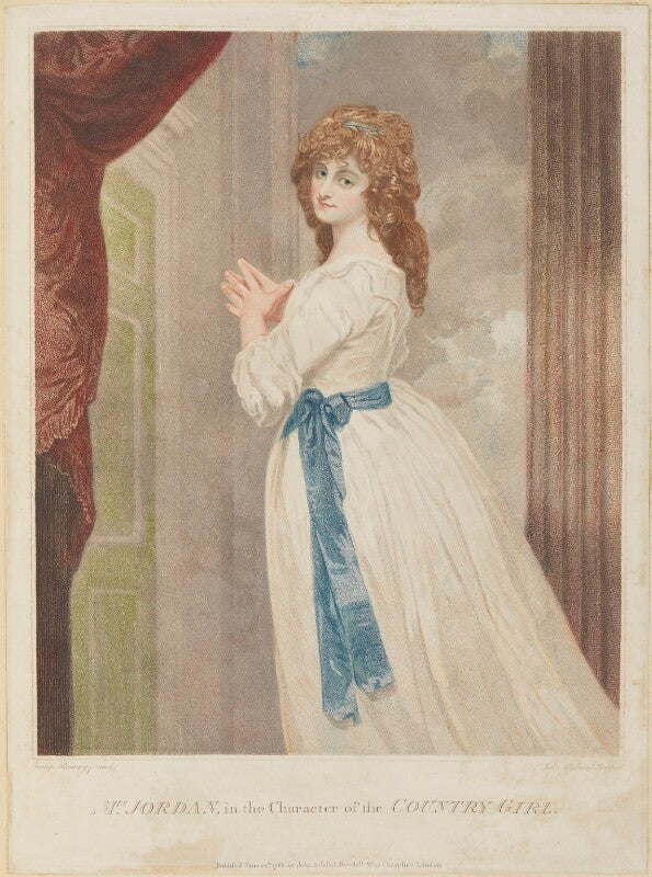 Dorothy jordan in the character of the 'country girl' npg d8045