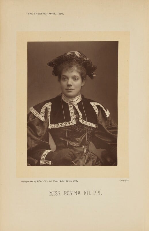 Rosina filippi (mrs h.m. dowson) npg ax28889