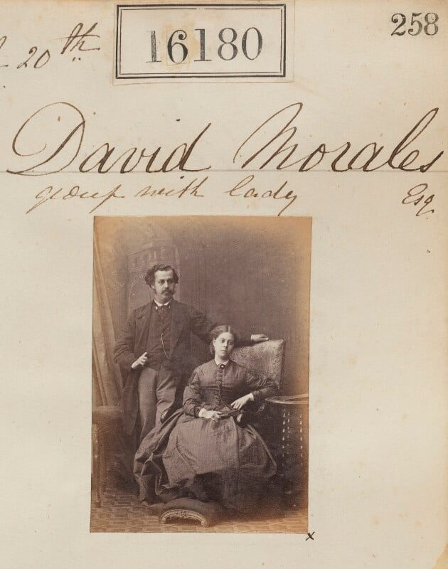 David morales with an unknown woman npg ax64099