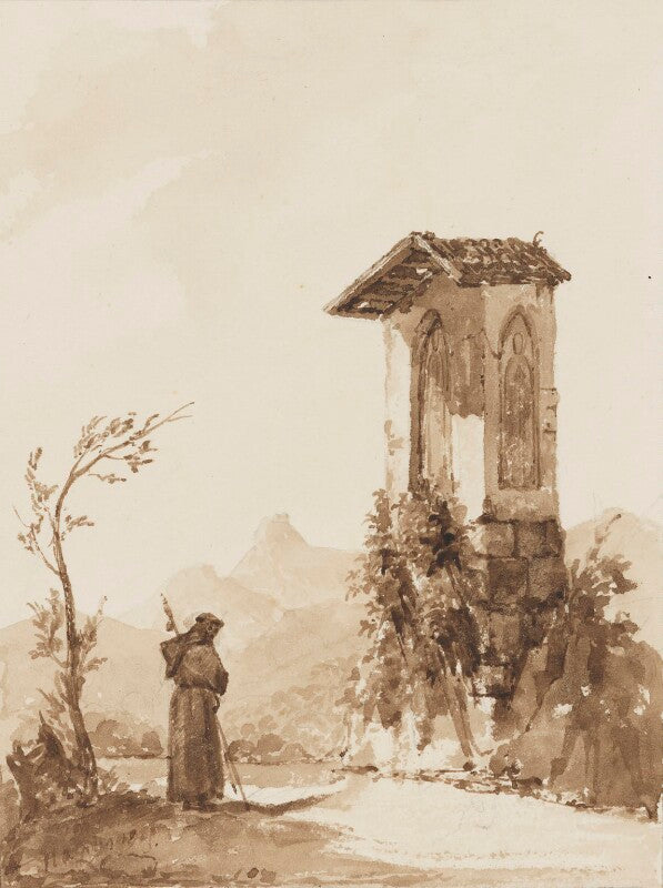 A monk before relic of a church npg 3944(8)