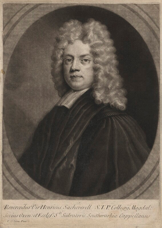 Henry sacheverell npg d5868