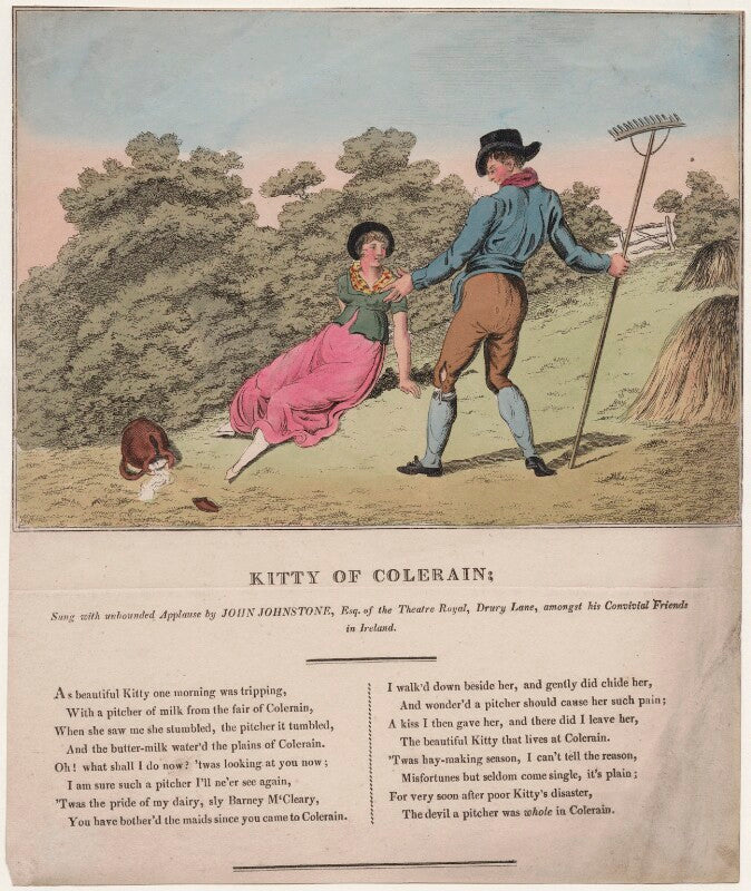 'kitty of colerain' (fictional scene of kitty of colerain and barney mccleary) npg d45914
