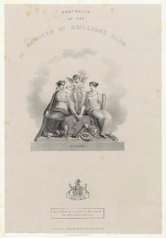 'portraits of the members of the grillion's club' npg d22514