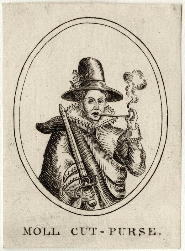 Mary frith ('moll cutpurse') npg d28534