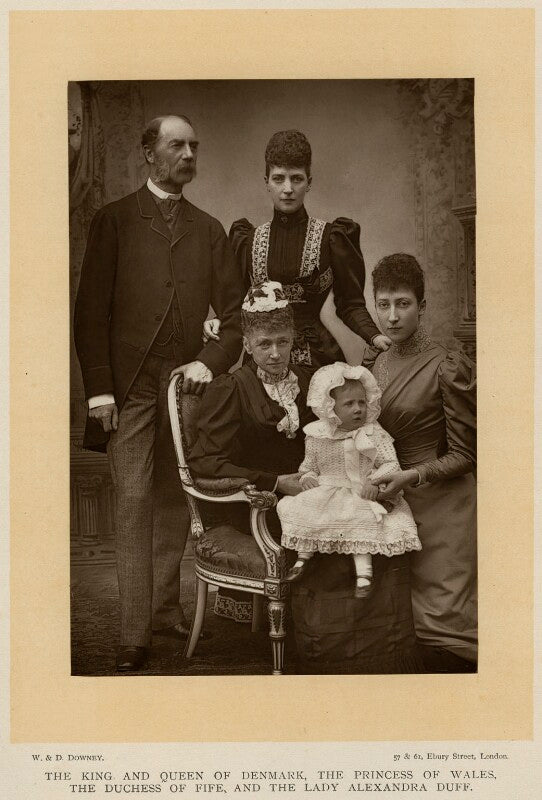 Alexandra of denmark with members of her family npg x136644