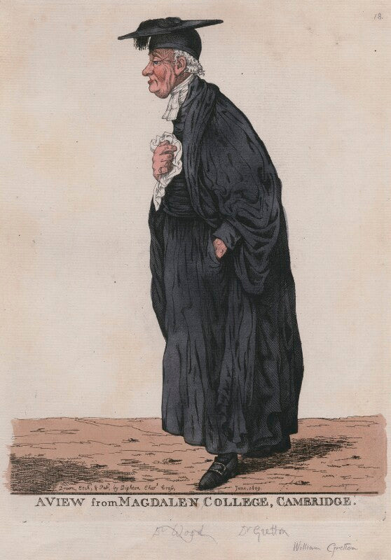 William gretton ('a view from magdalen college, cambridge') npg d13291
