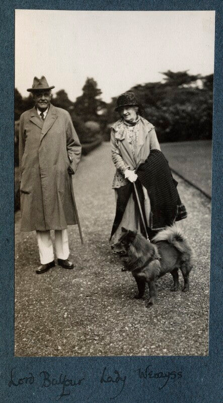 Arthur james balfour, 1st earl of balfour; mary constance charteris (née wyndham), countess of wemyss npg ax142185