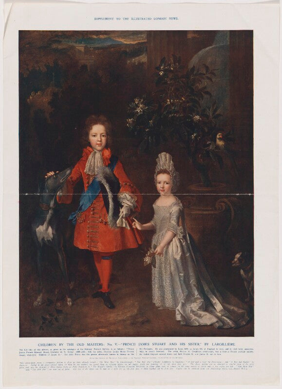 Prince james francis edward stuart; princess louisa maria theresa stuart npg d48629
