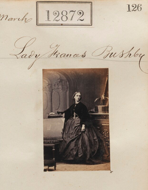 Lady frances bushby (née north) npg ax62514