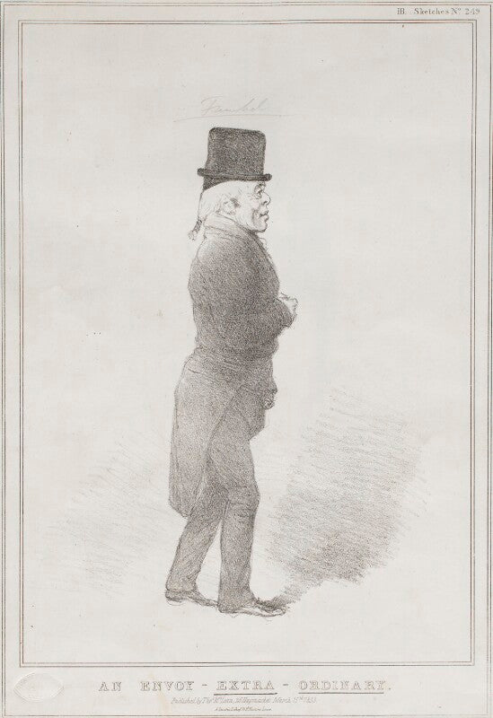 Probably joao josé xavier, conde de carvalhal ('count di funchal') ('an envoy extra ordinary') npg d41184