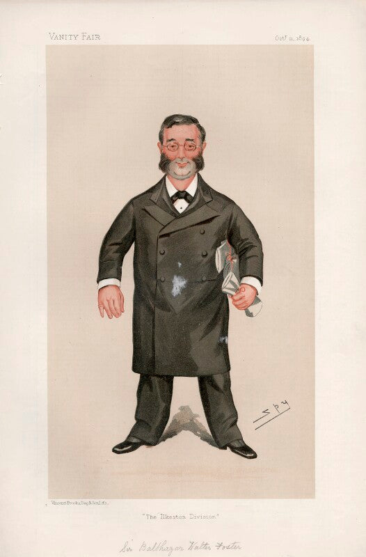 Balthazar walter foster, 1st baron ilkeston ('statesmen. no. 645.') npg d44720