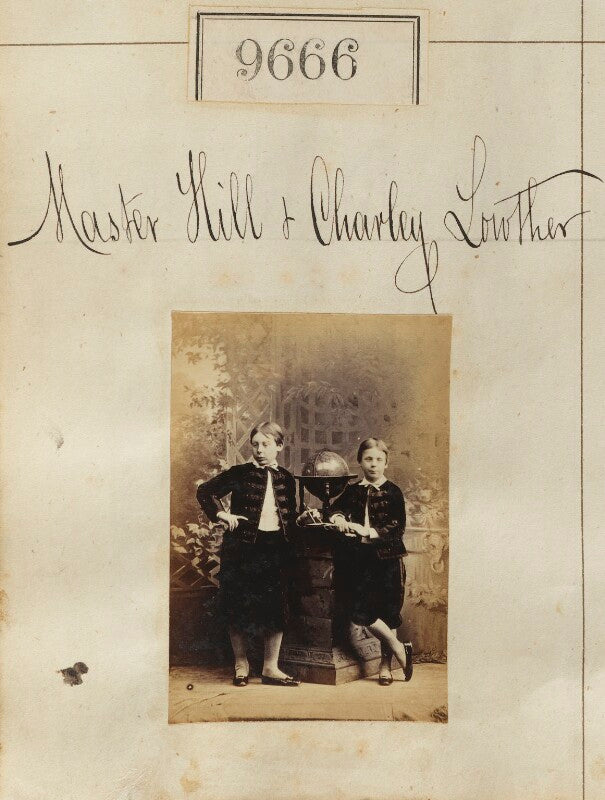 Master hill; hon. charles edwin lowther npg ax59397