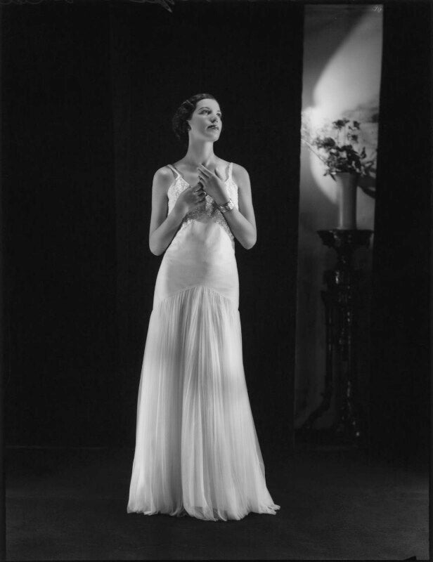 Model for 'baroque fashions' npg x81287