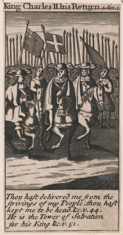 King charles ii and four unknown men npg d18539