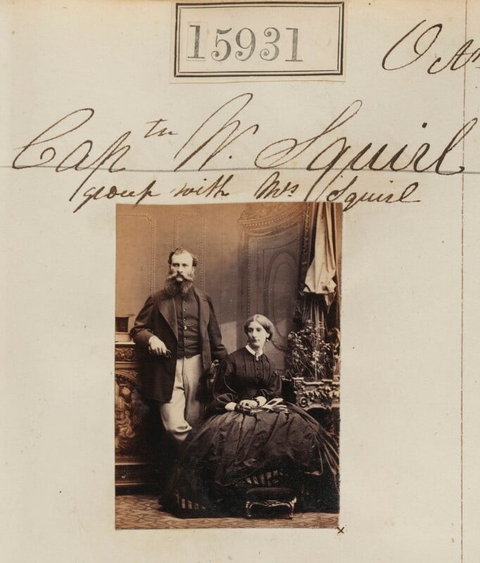 Captain w. squirl; mrs w. squirl npg ax63861