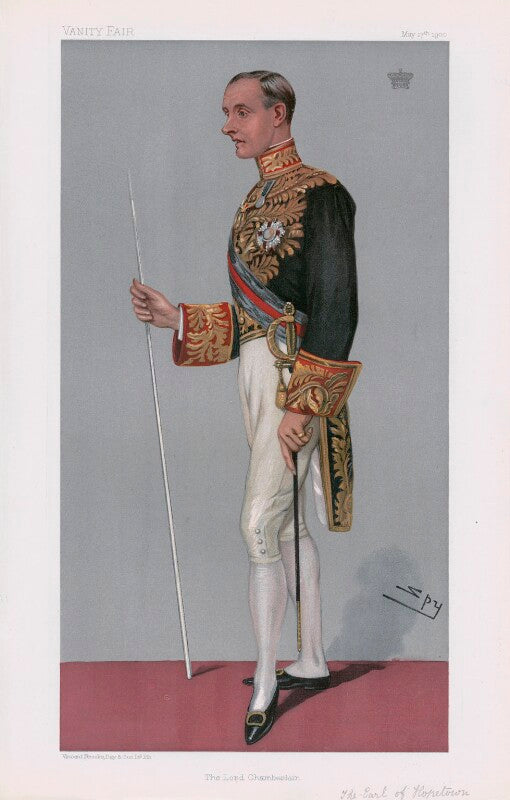 John adrian louis hope, seventh earl of hopetoun and first marquess of linlithgow ('statesmen. no. 724.') npg d45013