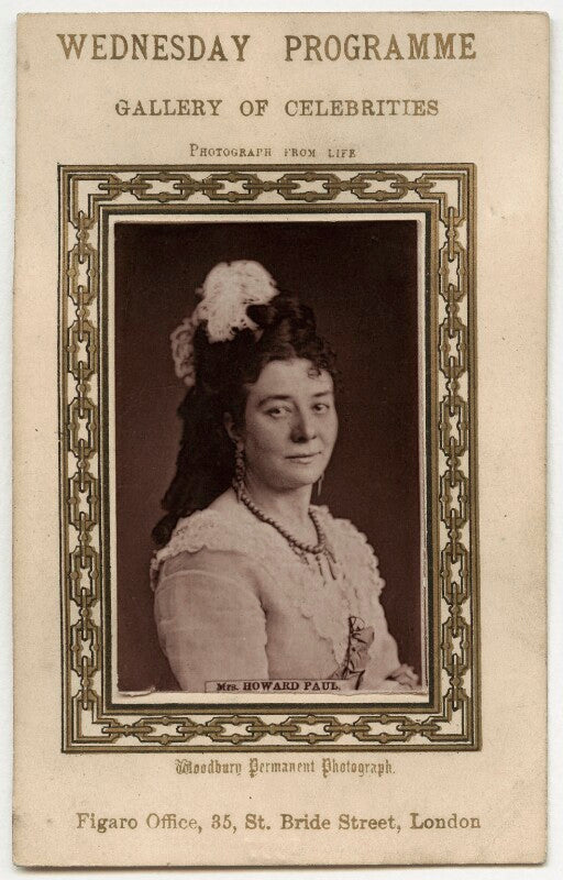 Isabella featherstone (née hill) (mrs howard paul) npg x12697