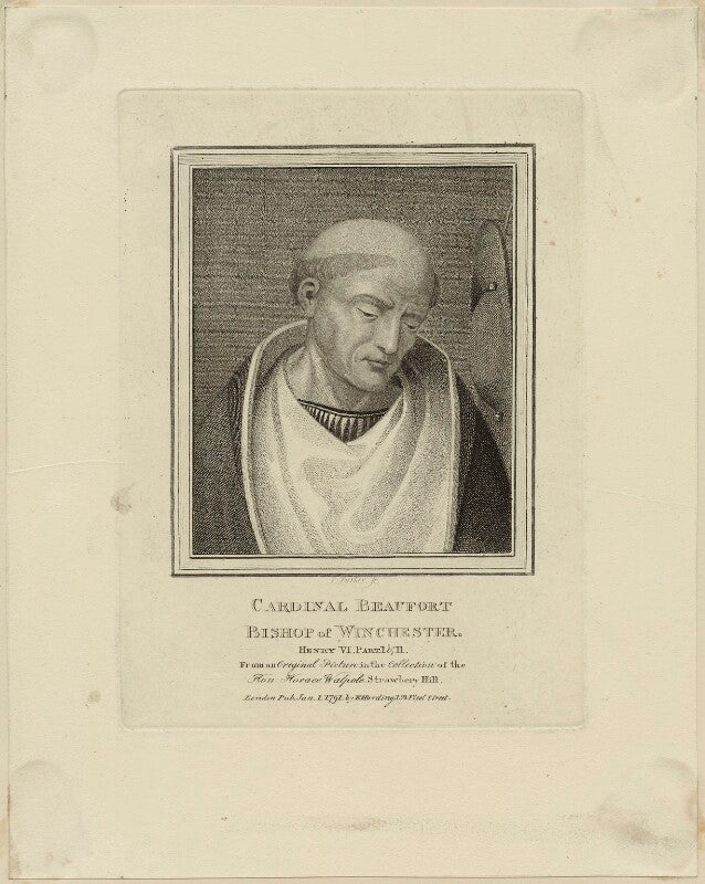 Henry beaufort, bishop of winchester npg d23996