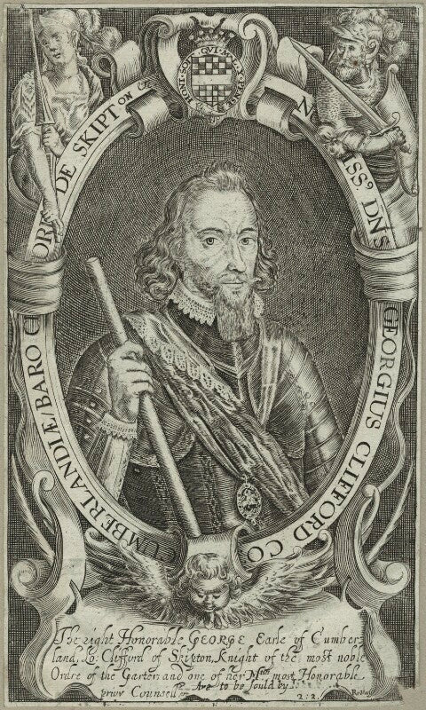 George clifford, 3rd earl of cumberland npg d25163