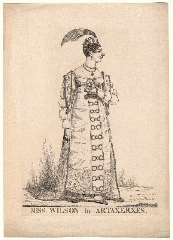 Mary anne wilson ('miss wilson, in artaxerxes') npg d4849