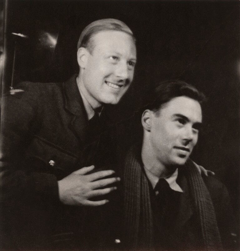 Victor musgrave and an unknown man npg x134018