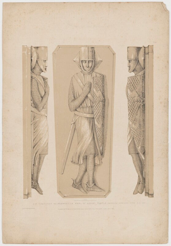 Geoffrey de mandeville (magnaville), 1st earl of essex npg d36570