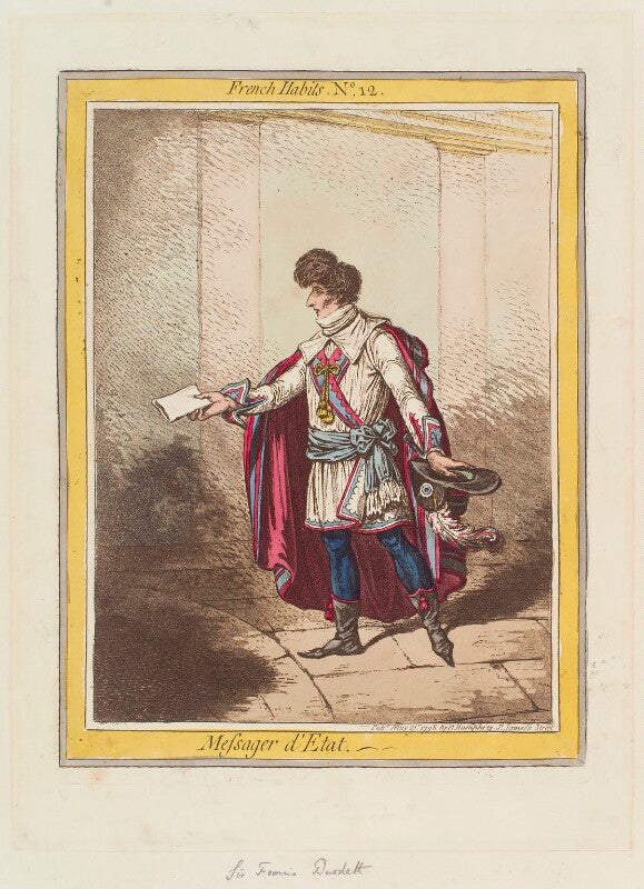 Sir francis burdett, 5th bt ('messager d'etat') npg d12647