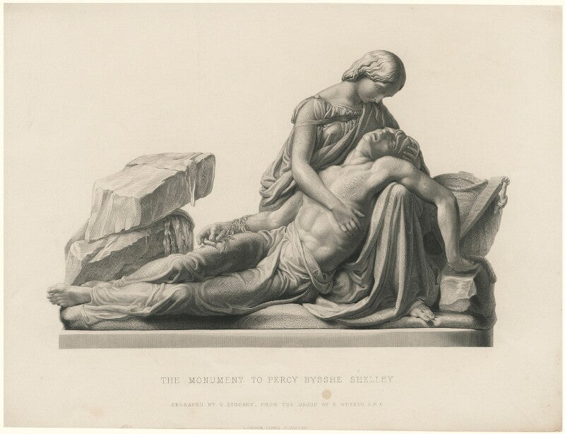 Mary shelley; percy bysshe shelley npg d5956