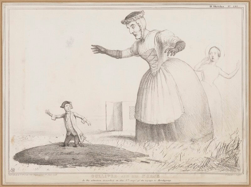 Gulliver and his nurse npg d46349