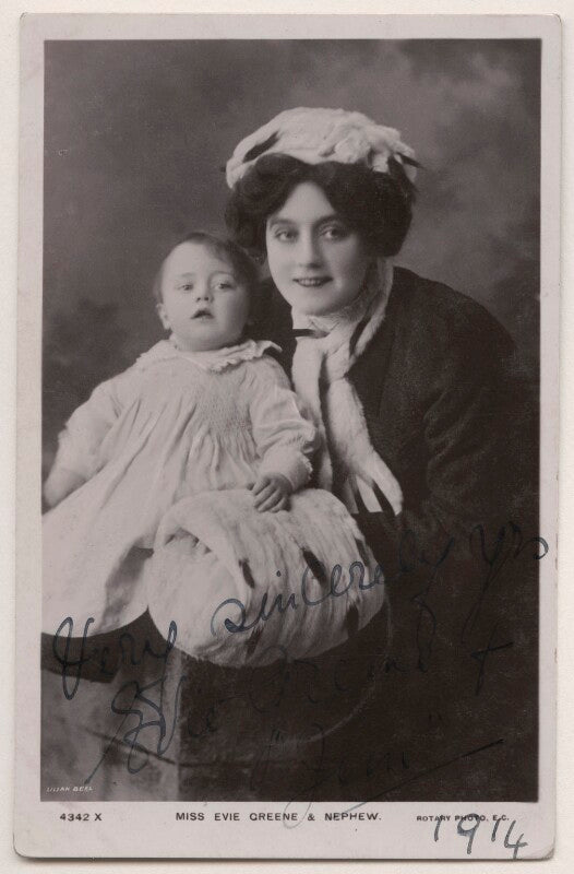 Evie greene with her nephew npg x198115