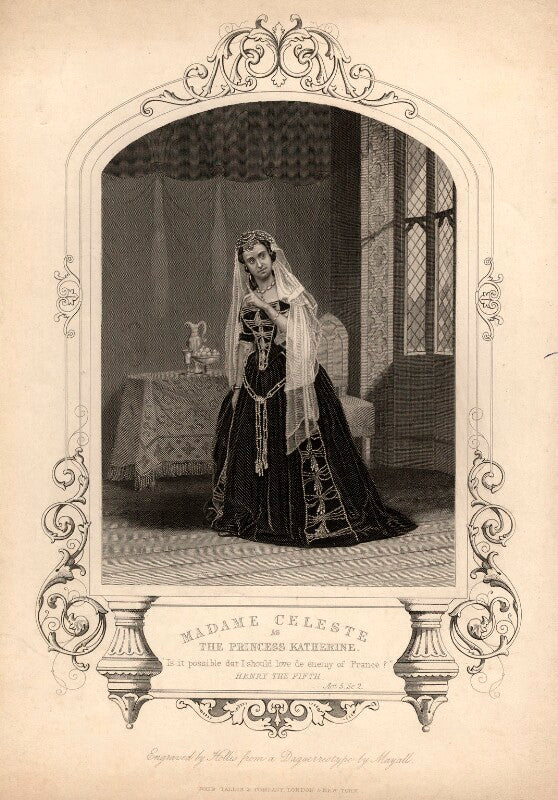 Madame céleste (céline céleste) as princess katharine in 'henry v' npg d2036