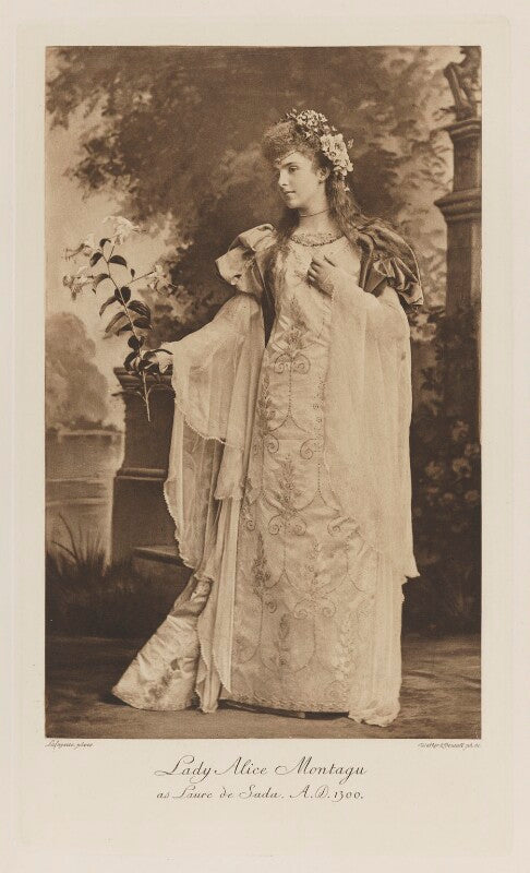 Lady alice eleanor louise montagu as laura de sade, a.d. 1300 npg ax41201