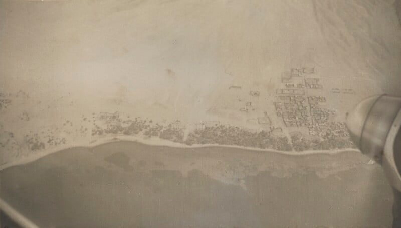 'the coral reefs and mud walled town' (akaba, jordan) npg ax183282