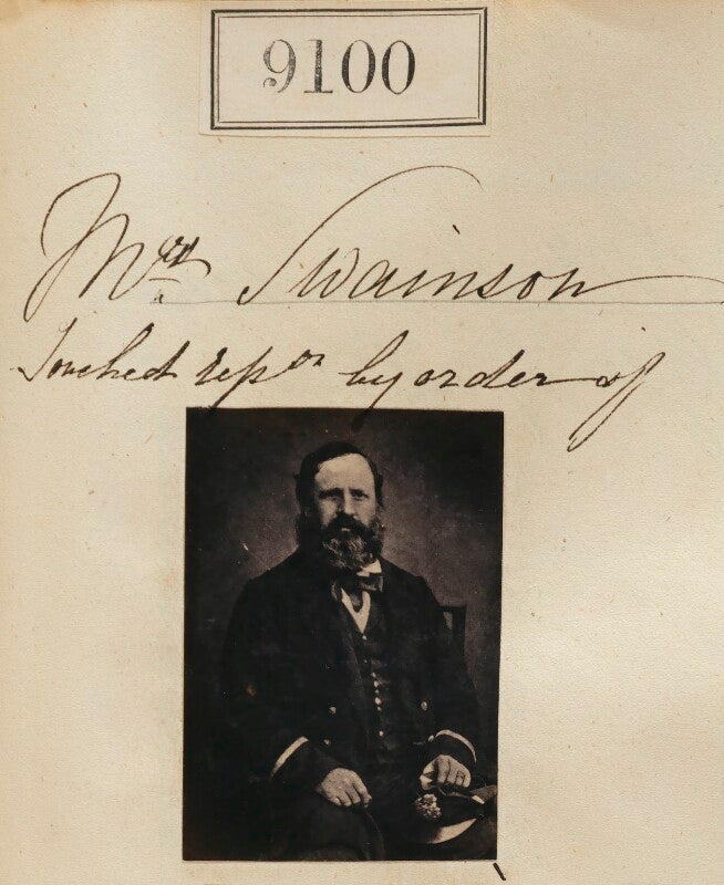 Unknown man ('reproduction by order of mrs swainson') npg ax58922