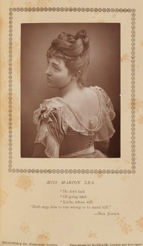 Marion lea (mrs langdon elwyn mitchell) npg ax9367