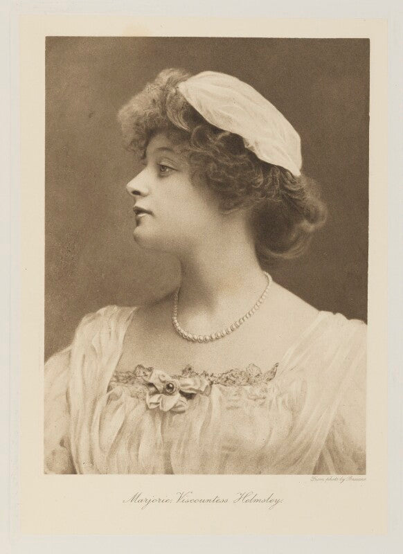 Marjorie blanche eva duncombe (née greville, later beckett), countess of feversham of ryedale npg ax161355