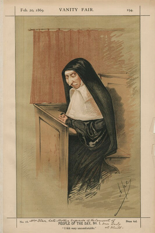 Mother mary star: ('people of the day, no. 1. "i felt very uncomfortable."'') npg d43367