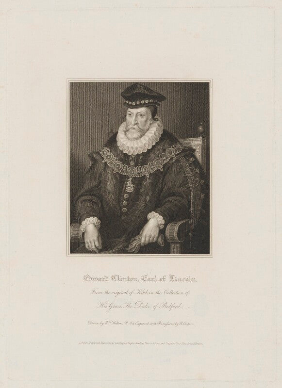 Edward fiennes de clinton, 1st earl of lincoln npg d37340