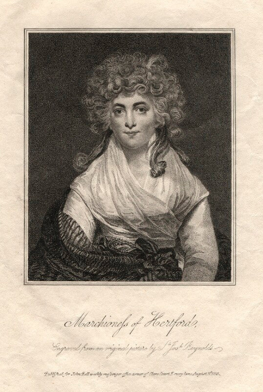 Isabella anne seymour conway (née ingram), marchioness of hertford npg d13715