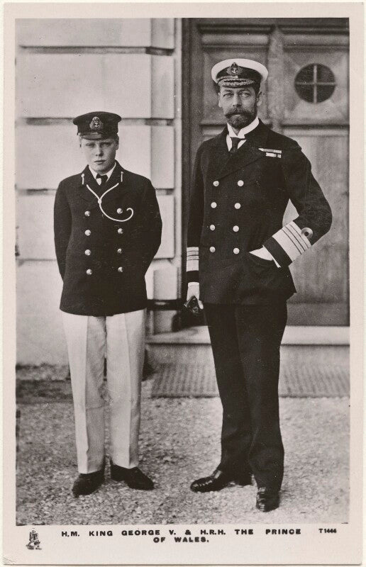 Prince edward, duke of windsor (king edward viii); king george v npg x196470