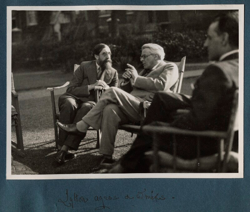 'lytton agrees and admires' (lytton strachey; w.b. yeats) npg ax143307