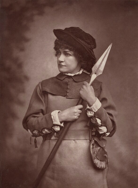 Marie litton (maria lowe) as rosalind in 'as you like it' npg ax7598