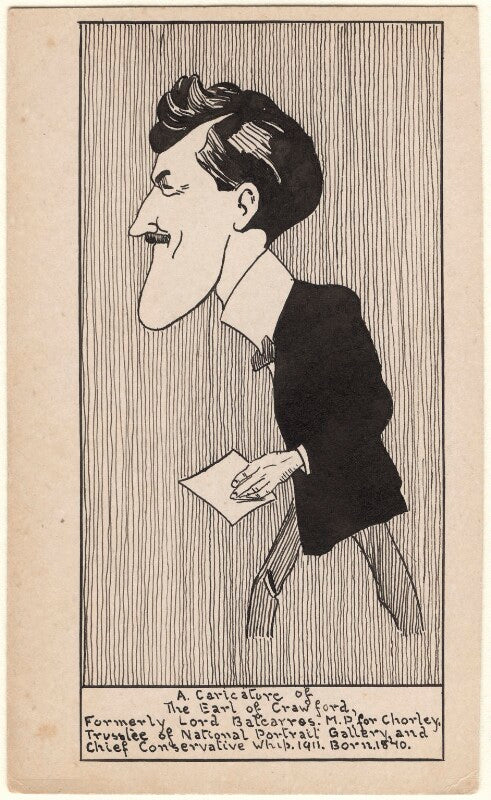 David alexander edward lindsay, 27th earl of crawford and 10th earl of balcarres npg d9699