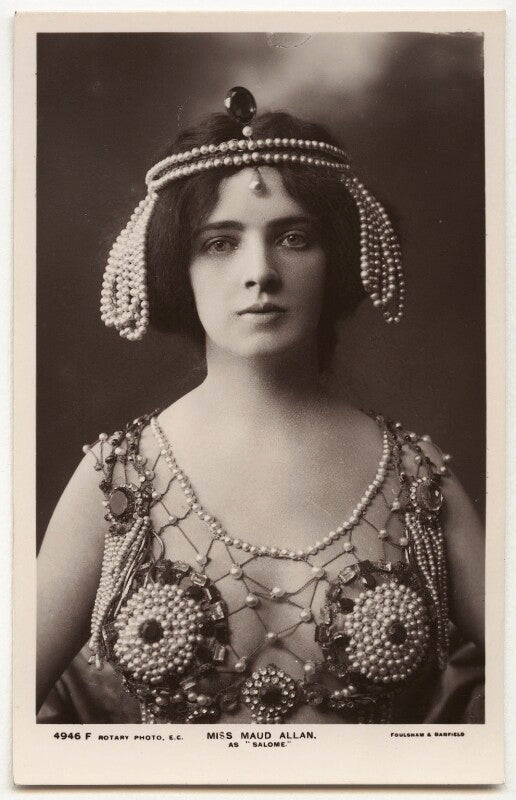 Maud allan as salome in 'the vision of salome' npg x5154