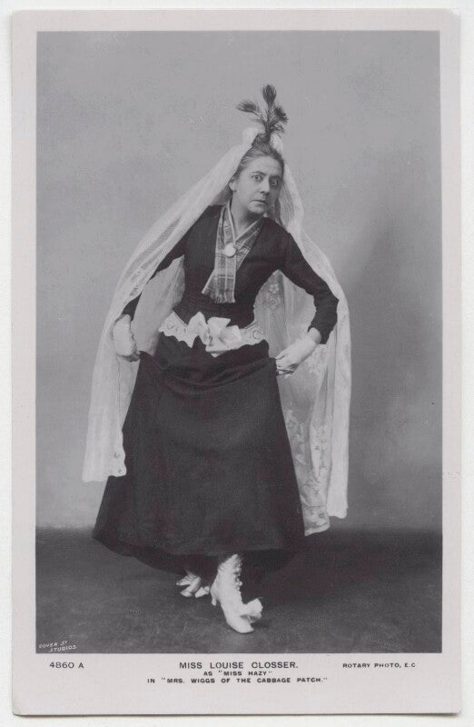 Louise closser as miss hazy in 'mrs wiggs of the cabbage patch' npg x138223