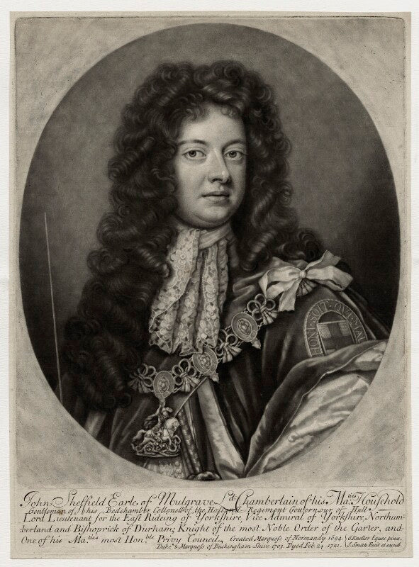 John sheffield, 1st duke of buckingham and normanby when earl of mulgrave npg d30828
