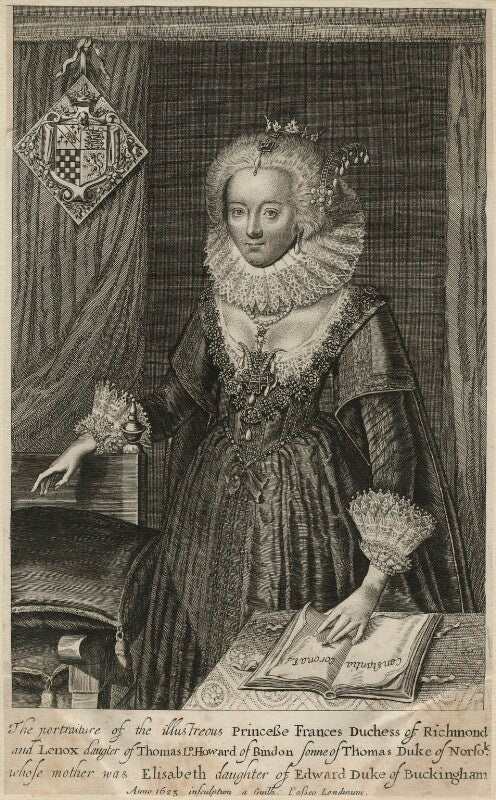 Frances stuart (née howard), duchess of lennox and richmond npg d21612