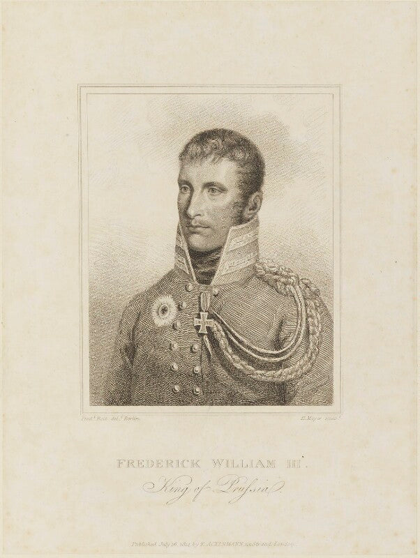 Frederick william iii, king of prussia npg d15859