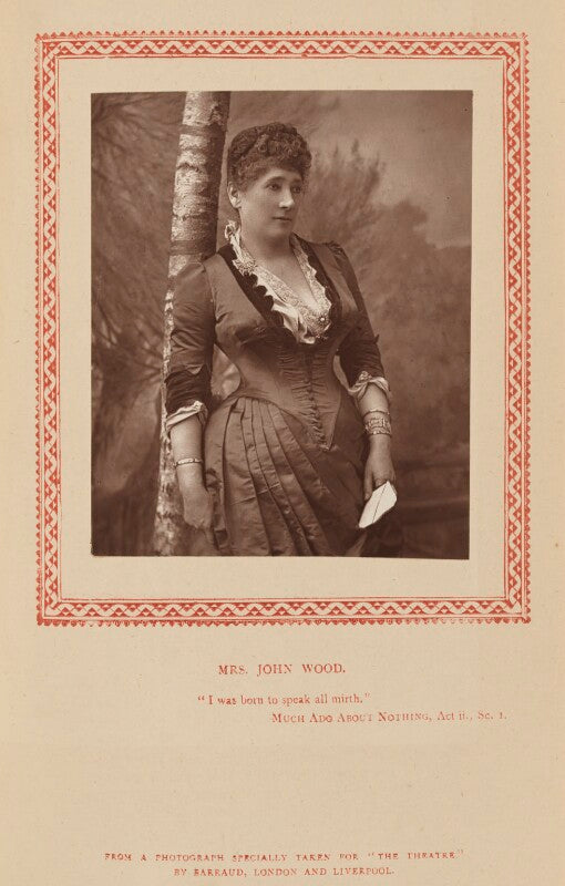 Mrs john wood (matilda charlotte vining) npg ax9332