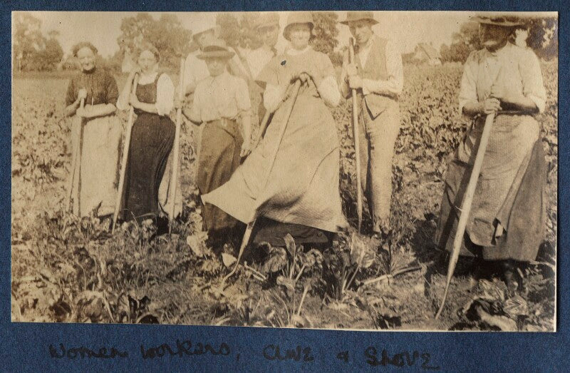 Gerald frank shove; clive bell and women farm workers npg ax140512